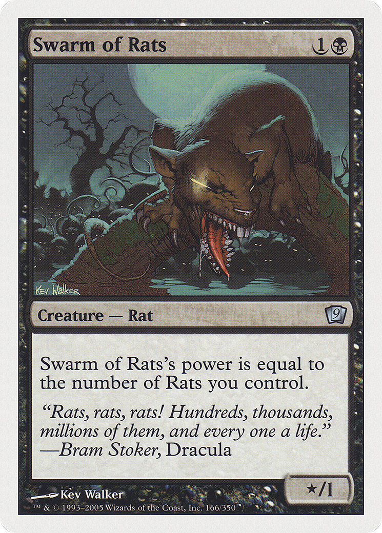 Swarm of Rats (9ED-166) [9th Edition]