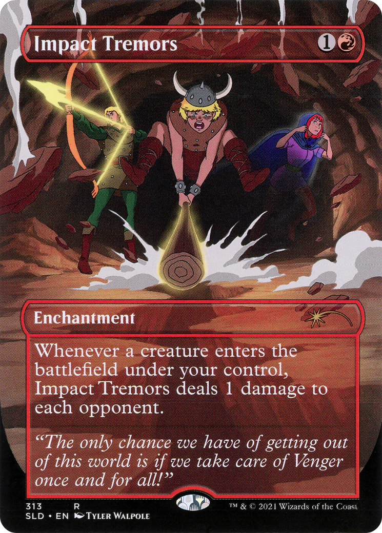 Impact Tremors (SLD-313) (Borderless) [Secret Lair Drop] Foil