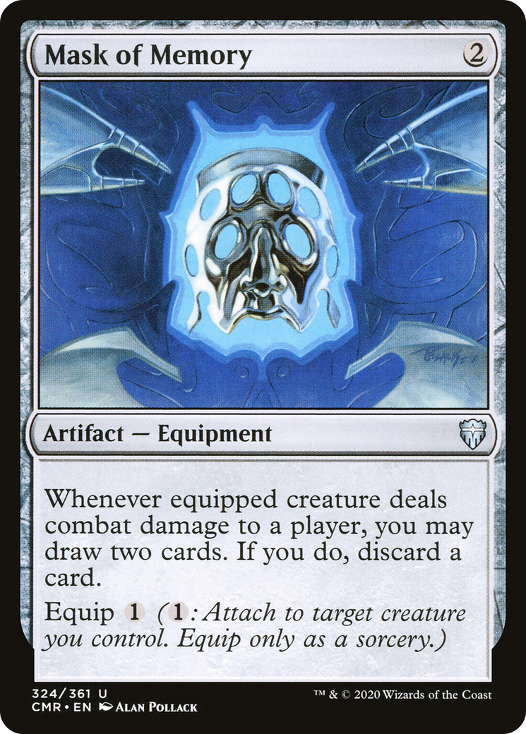 Mask of Memory (CMR-324) [Commander Legends] Foil