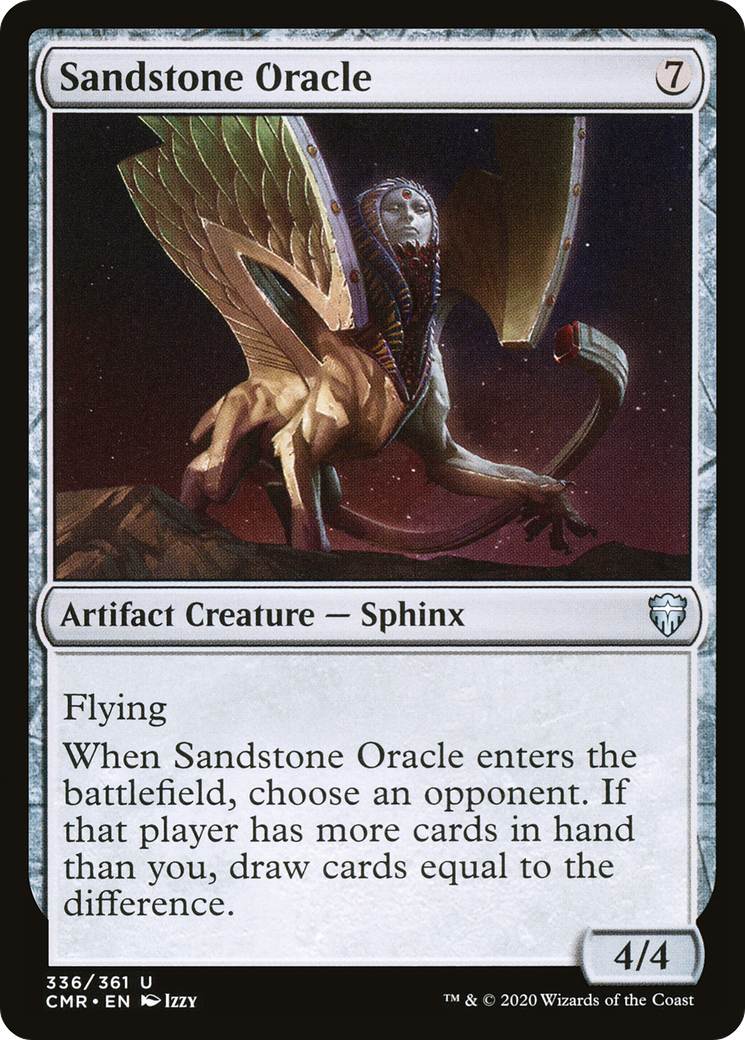 Sandstone Oracle (CMR-336) [Commander Legends] Foil