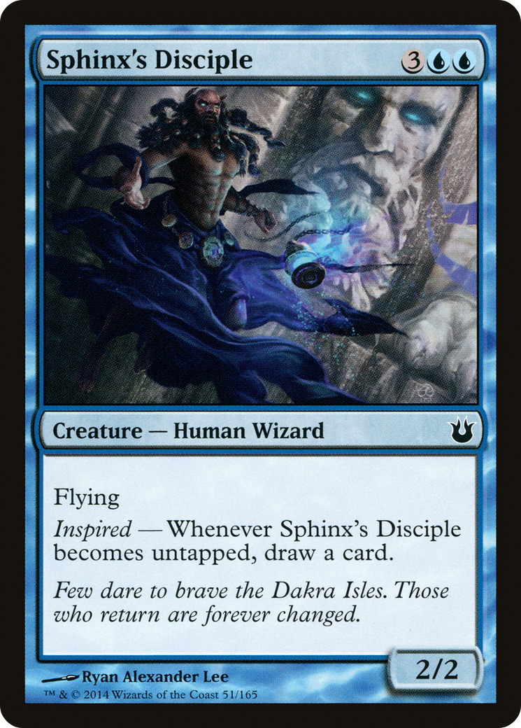 Sphinx's Disciple (BNG-051) [Born of the Gods] Foil