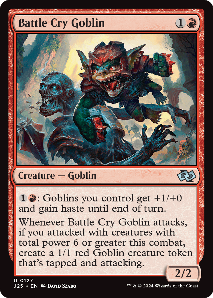 Battle Cry Goblin (J25-127) [Foundations Jumpstart]