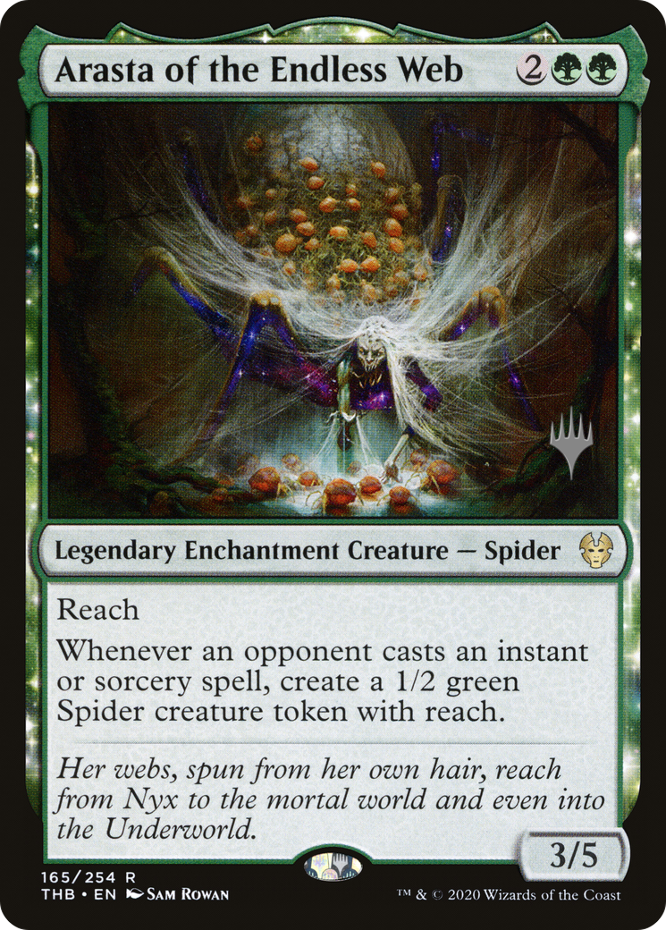 Arasta of the Endless Web (PPTHB-165P) [Promo Pack: Theros Beyond Death Promos]