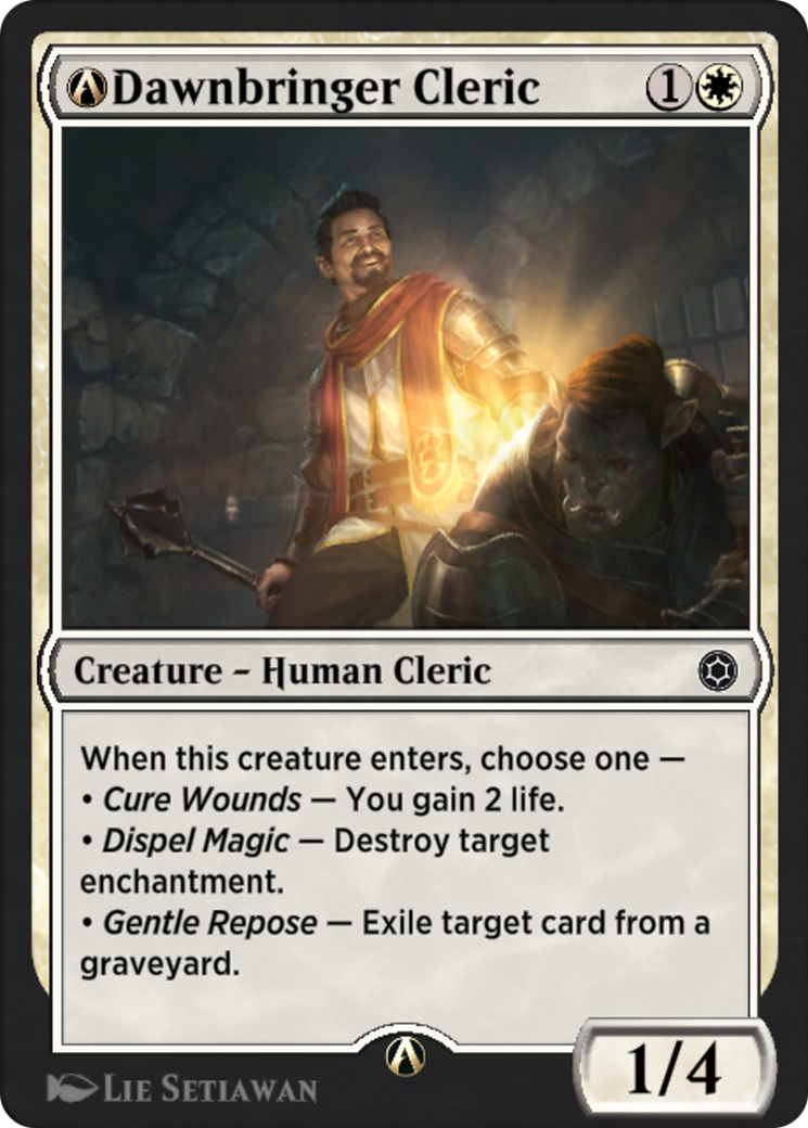 A-Dawnbringer Cleric (HBG-A-87) [Alchemy Horizons: Baldur's Gate]