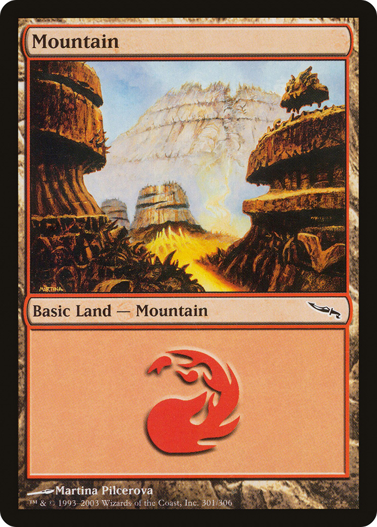 Mountain (MRD-301) [Mirrodin] Foil
