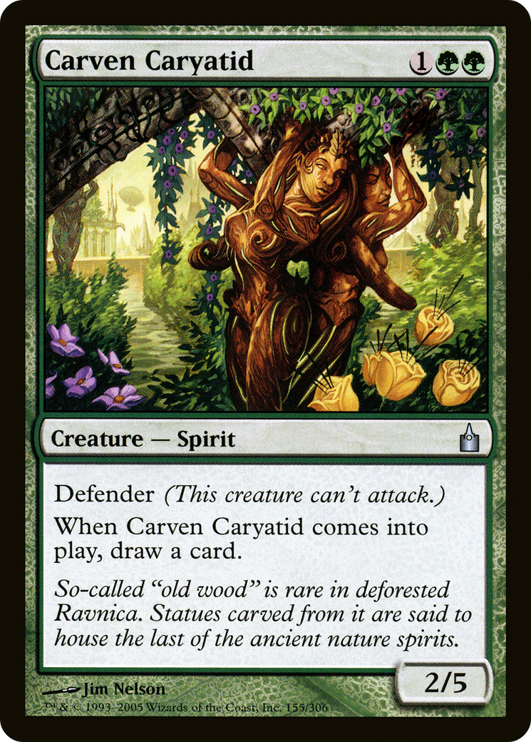 Carven Caryatid (RAV-155) [Ravnica: City of Guilds]
