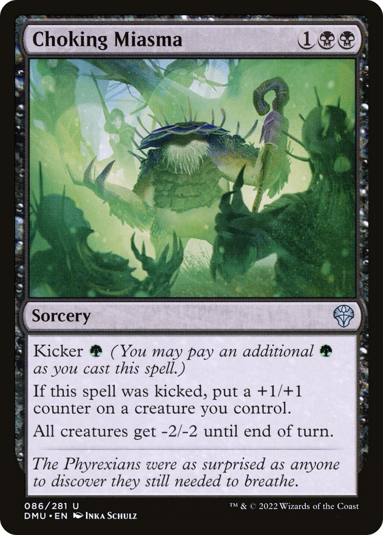 Choking Miasma (DMU-086) [Dominaria United] Foil