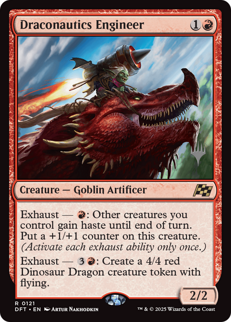Draconautics Engineer (PPDFT-121) [Promo Pack: Aetherdrift] Foil
