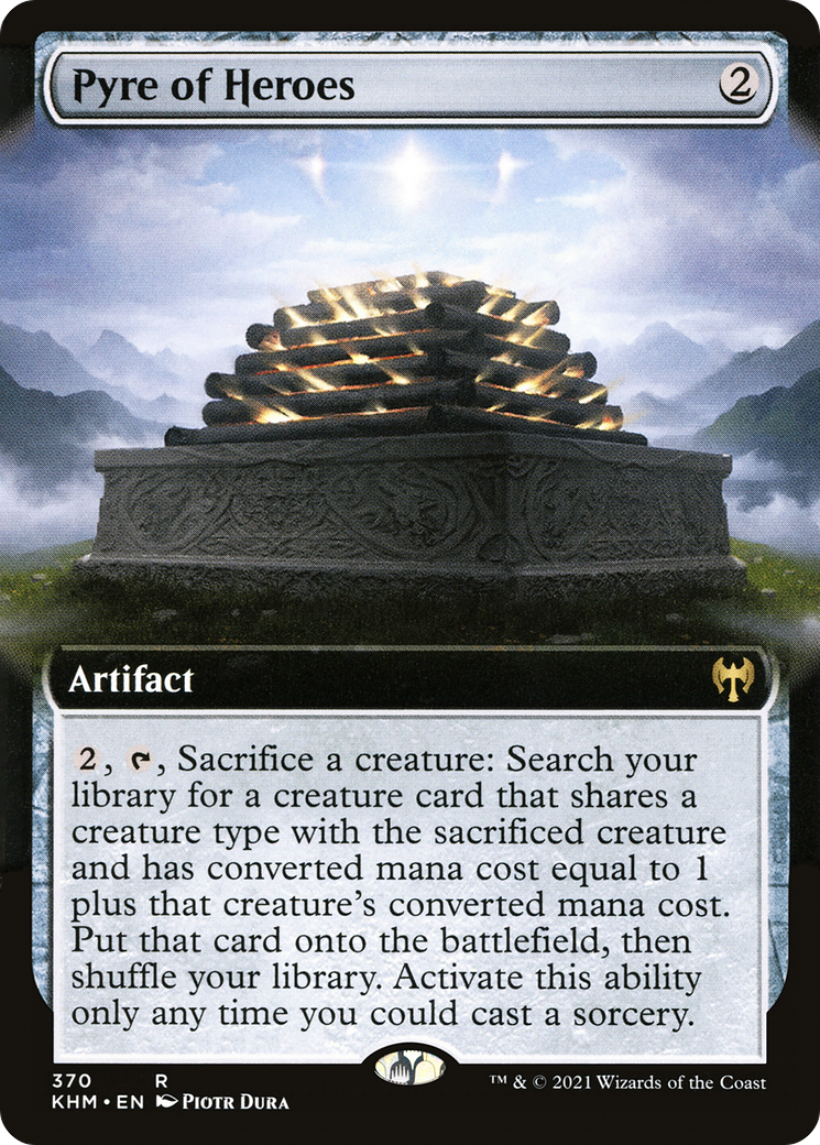Pyre of Heroes (Extended Art) (KHM-370) [Kaldheim]