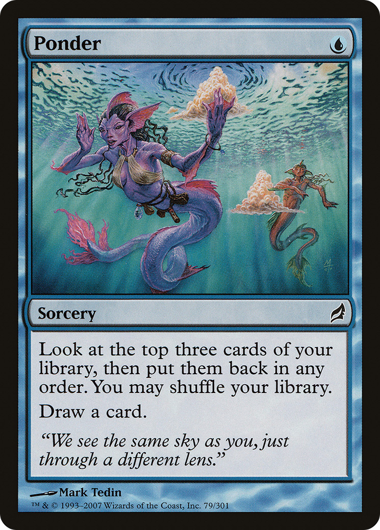 Ponder (LRW-079) [Lorwyn] Foil