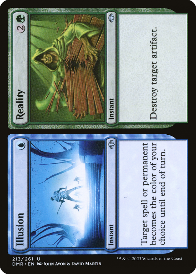 Illusion // Reality (DMR-213) [Dominaria Remastered]