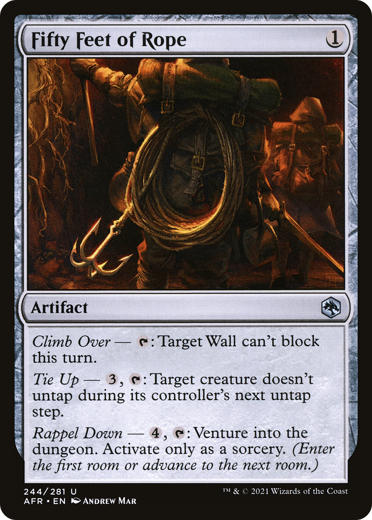 Fifty Feet of Rope (AFR-244) [Adventures in the Forgotten Realms]