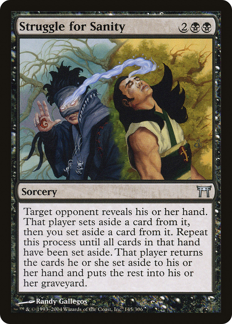 Struggle for Sanity (CHK-145) [Champions of Kamigawa] Foil
