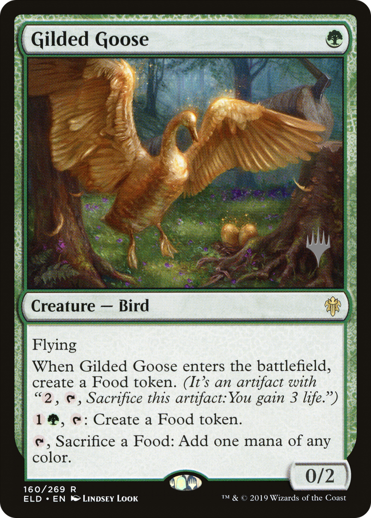 Gilded Goose (PPELD-160) [Promo Pack: Throne of Eldraine Promos]