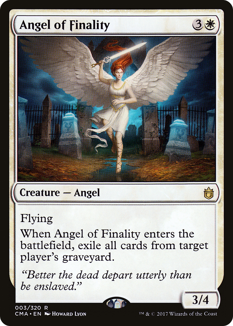 Angel of Finality (CMA-003) [Commander Anthology]