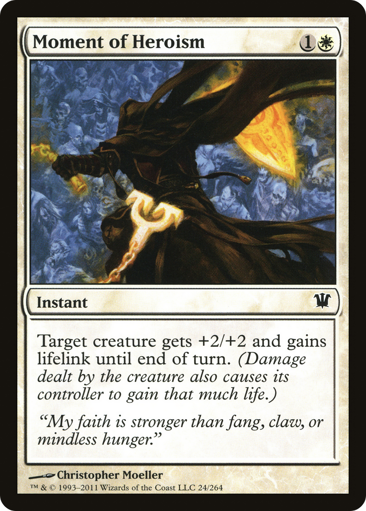Moment of Heroism (ISD-024) [Innistrad] Foil