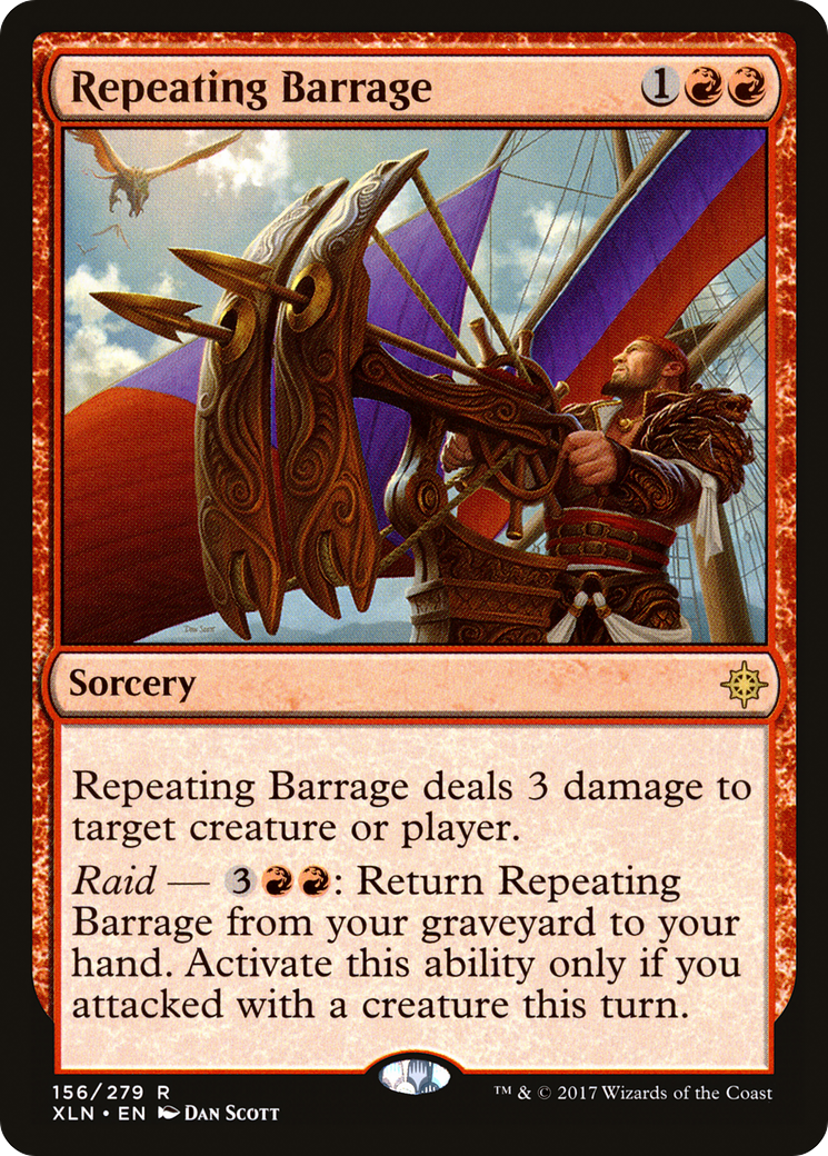 Repeating Barrage (XLN-156) [Ixalan] Foil