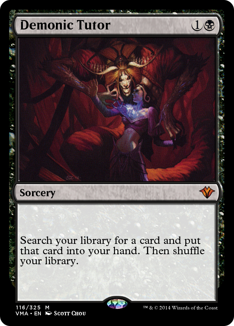 Demonic Tutor (VMA-116) [Vintage Masters] Foil