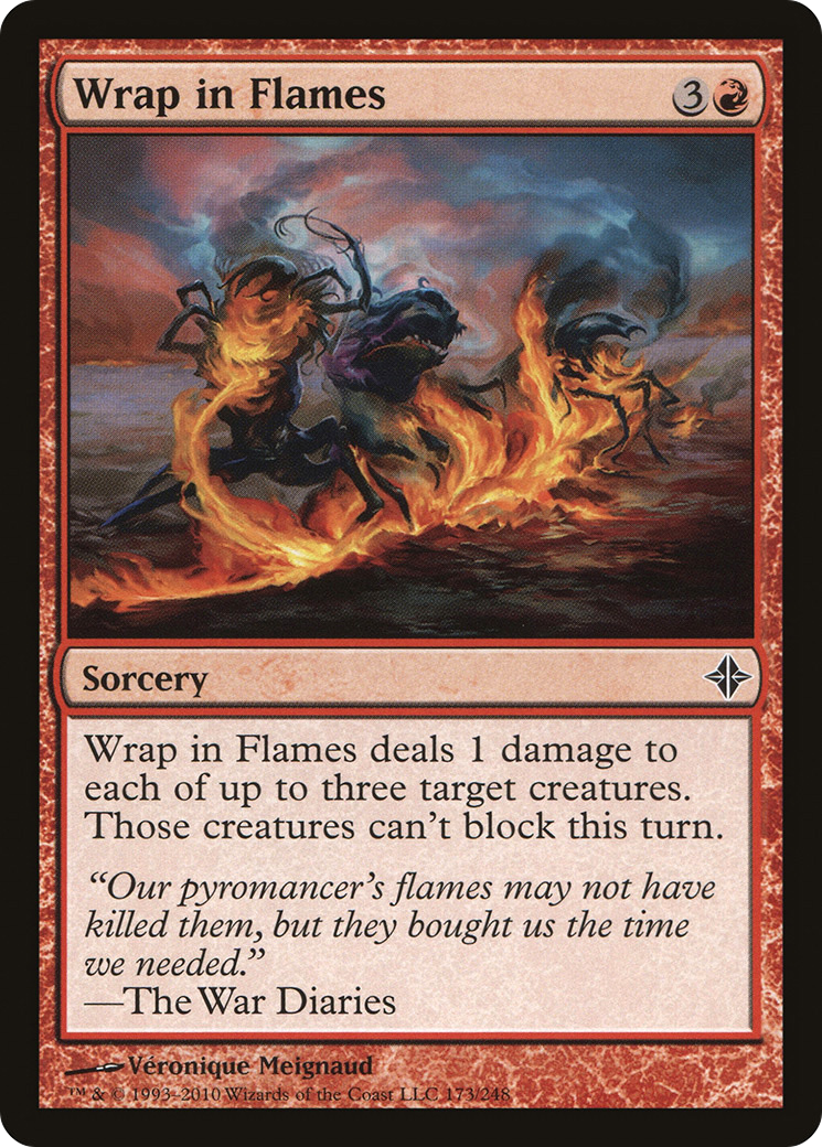 Wrap in Flames (ROE-173) [Rise of the Eldrazi]