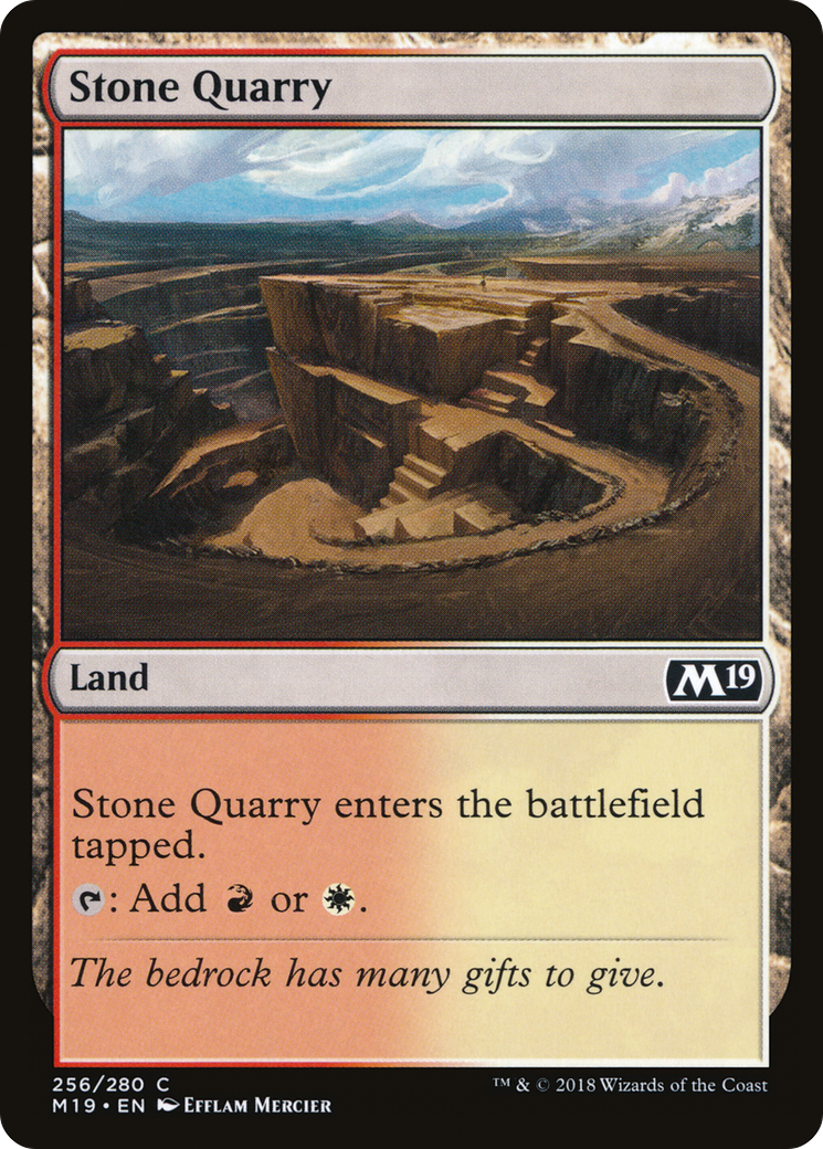 Stone Quarry (M19-256) [Core Set 2019]