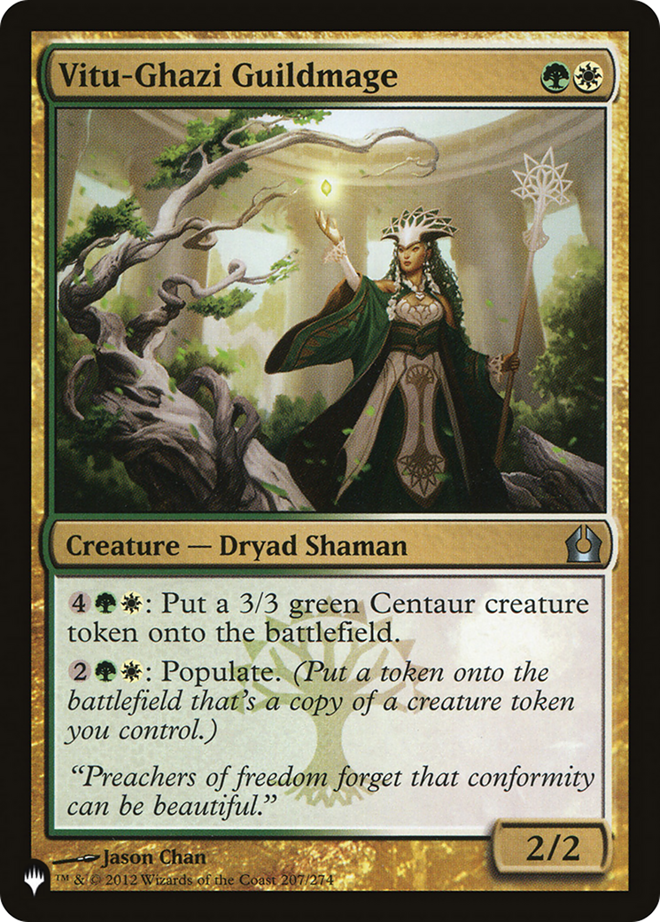 Vitu-Ghazi Guildmage (LIST-RTR-207) [The List]