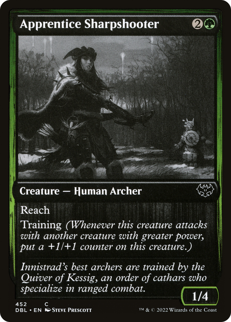 Apprentice Sharpshooter (DBL-452) [Innistrad: Double Feature]