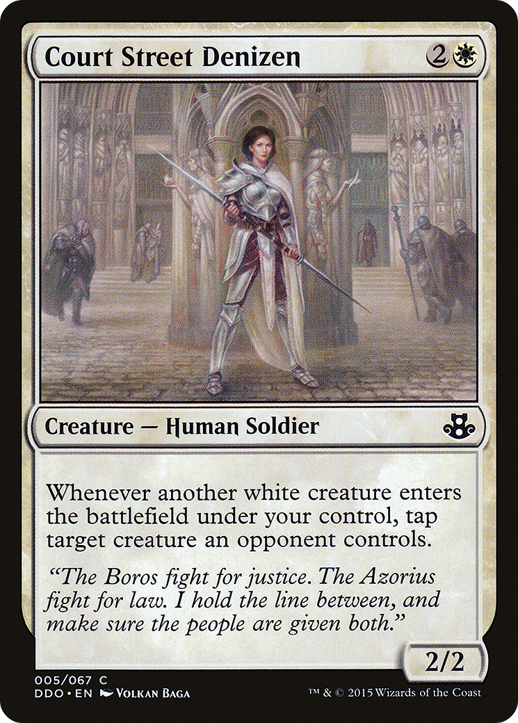Court Street Denizen (DDO-005) [Duel Decks: Elspeth vs. Kiora]