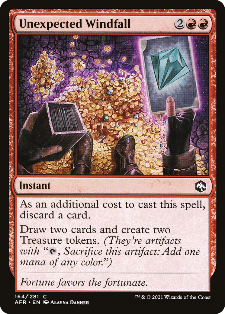 Unexpected Windfall (AFR-164) [Adventures in the Forgotten Realms] Foil