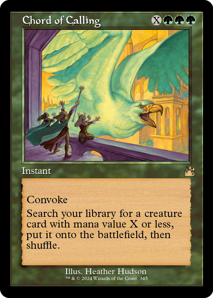 Chord of Calling (Retro Frame) (RVR-345) [Ravnica Remastered]