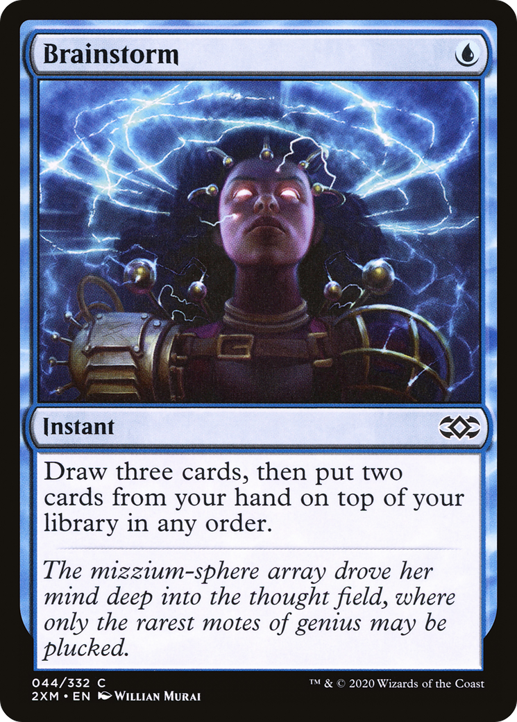 Brainstorm (2XM-044) [Double Masters] Foil