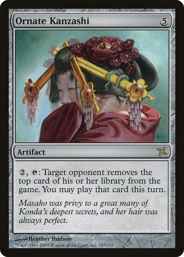 Ornate Kanzashi (BOK-157) [Betrayers of Kamigawa] Foil