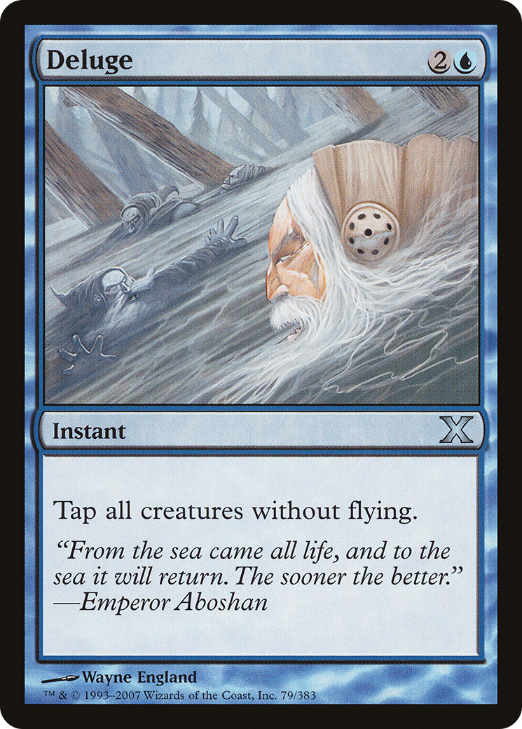 Deluge (10E-079) [Tenth Edition] Foil