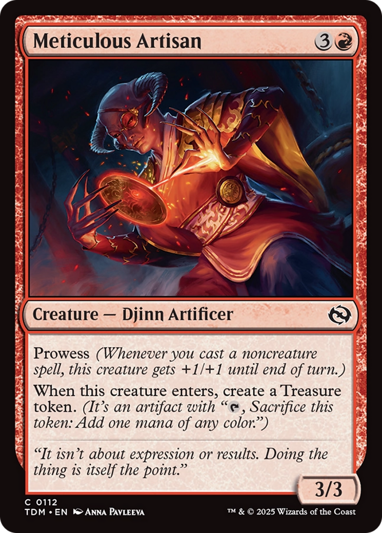 Meticulous Artisan (TDM-112) [Tarkir: Dragonstorm] Foil
