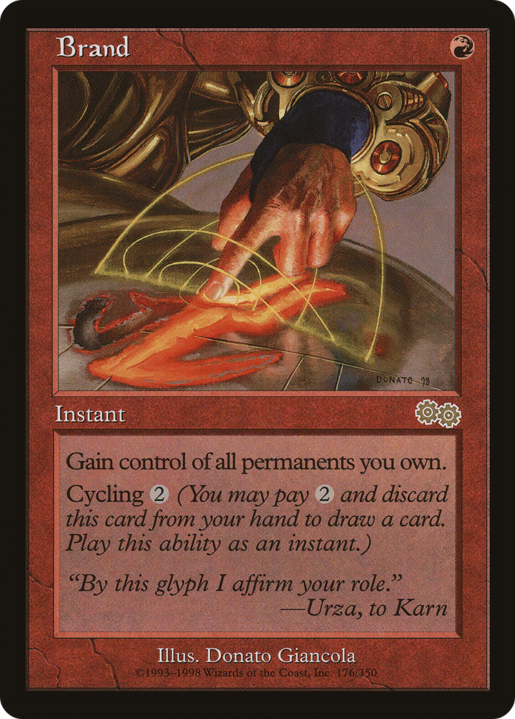 Brand (USG-176) [Urza's Saga]