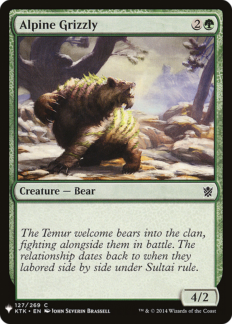 Alpine Grizzly (LIST-KTK-127) [The List]
