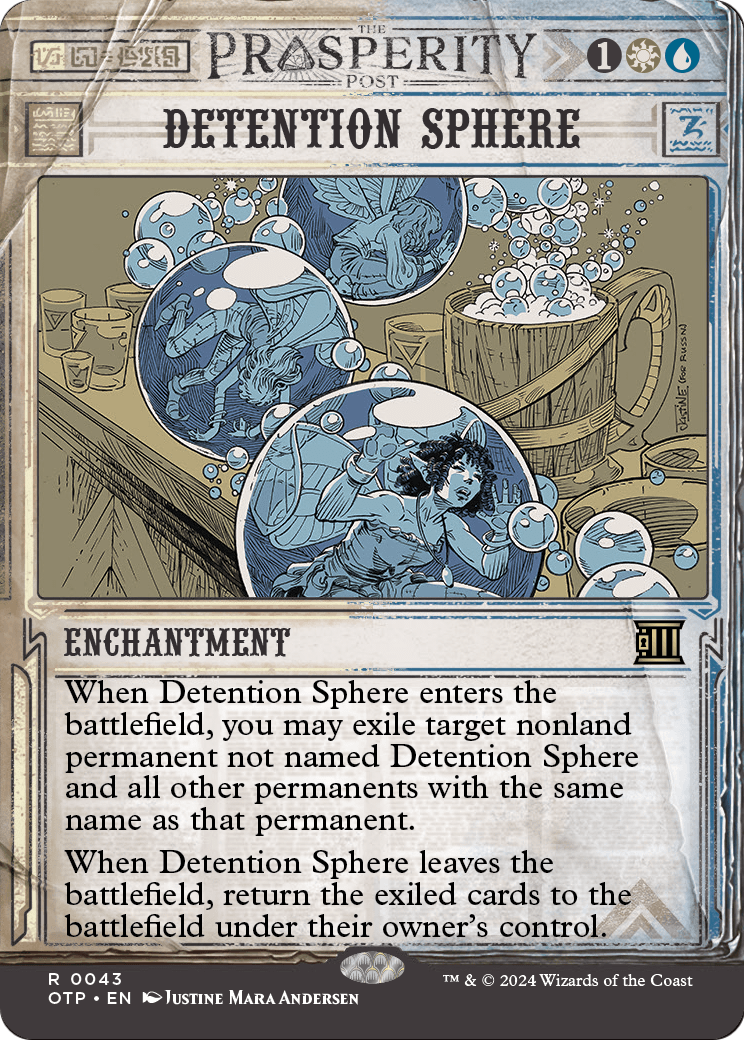 Detention Sphere (OTP-043) (Showcase) (Borderless) [Breaking News] Foil
