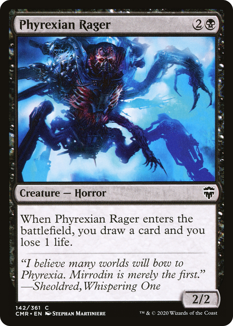 Phyrexian Rager (CMR-142) [Commander Legends] Foil