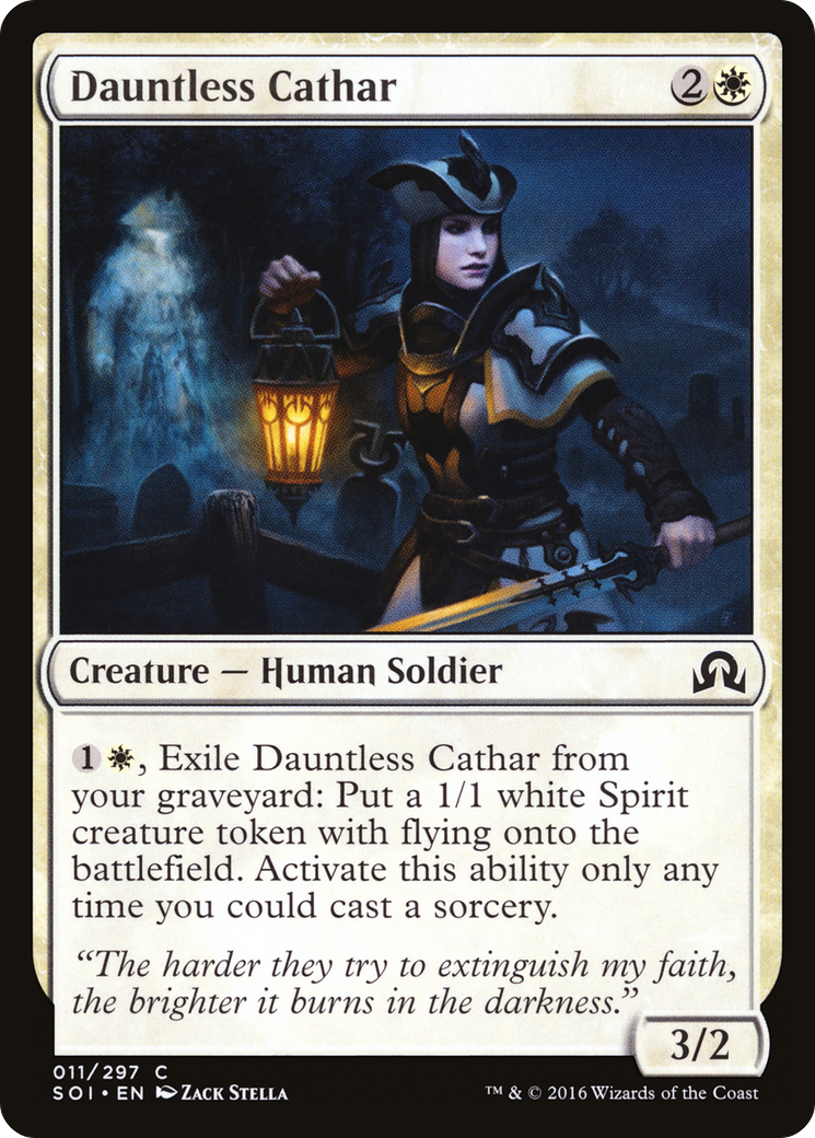 Dauntless Cathar (SOI-011) [Shadows over Innistrad] Foil
