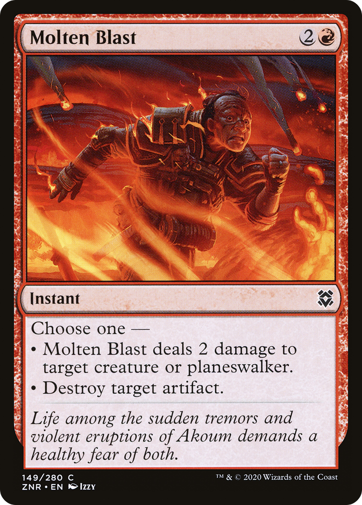 Molten Blast (ZNR-149) [Zendikar Rising]