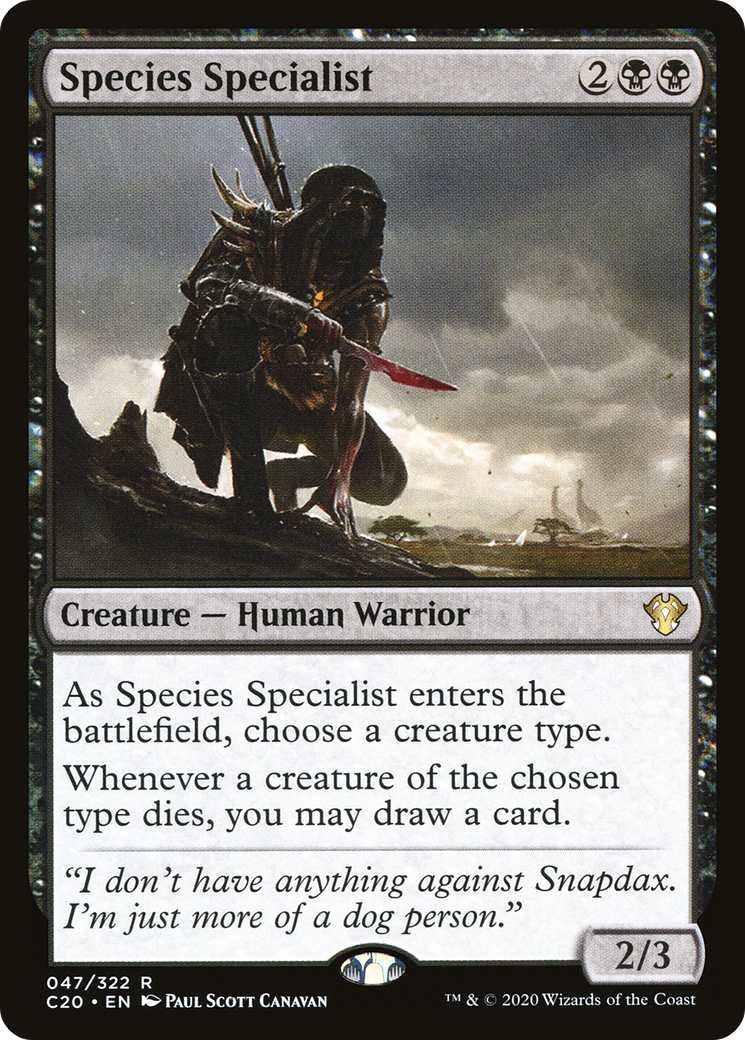 Species Specialist (C20-047) [Commander 2020]