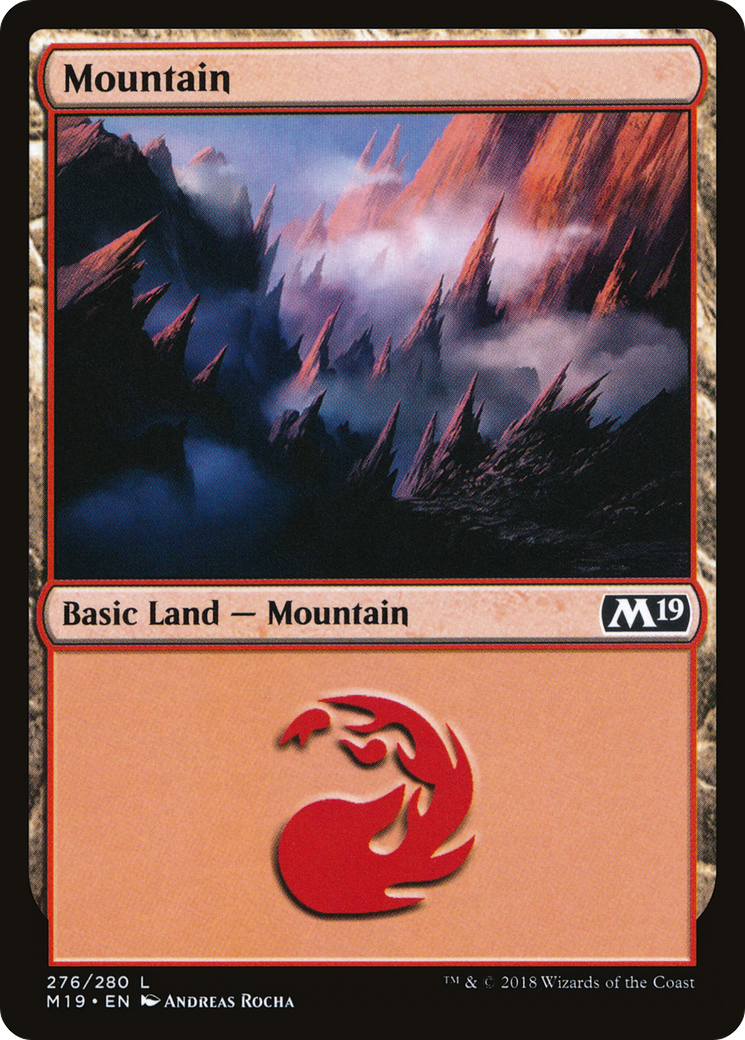 Mountain (M19-276) [Core Set 2019]