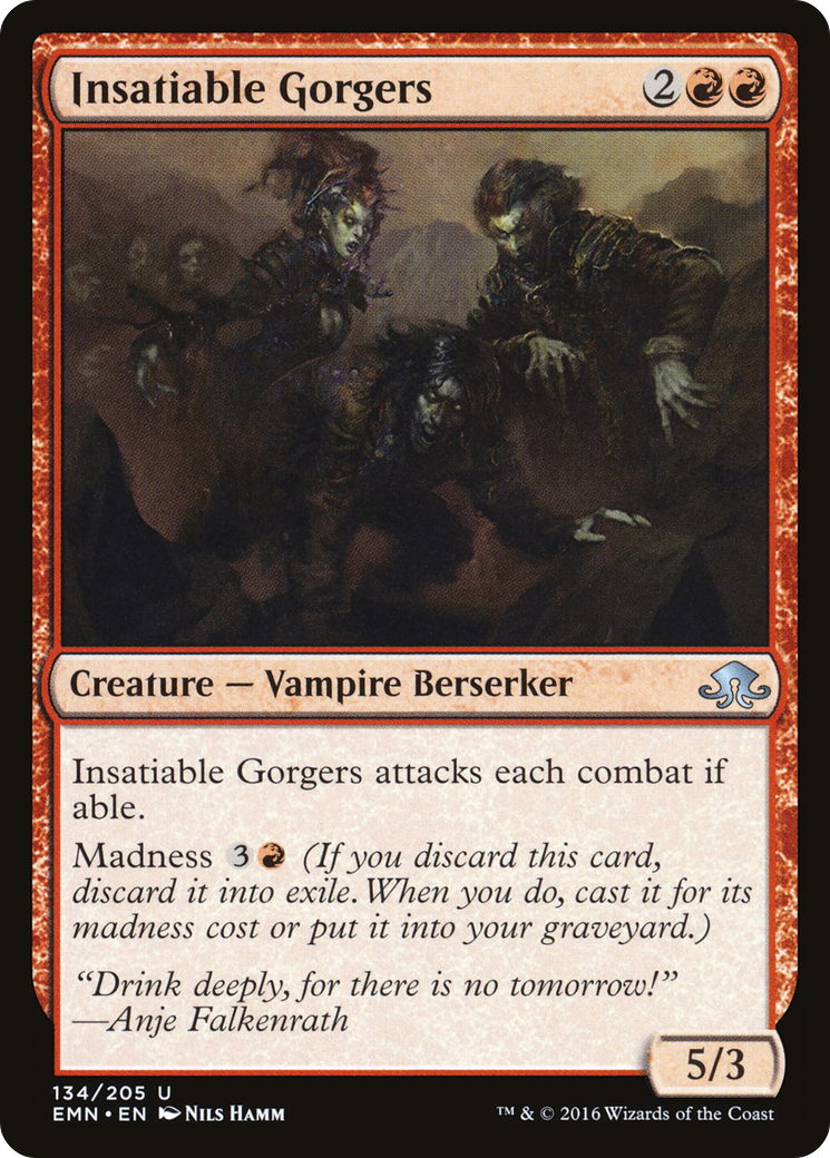 Insatiable Gorgers (EMN-134) [Eldritch Moon] Foil