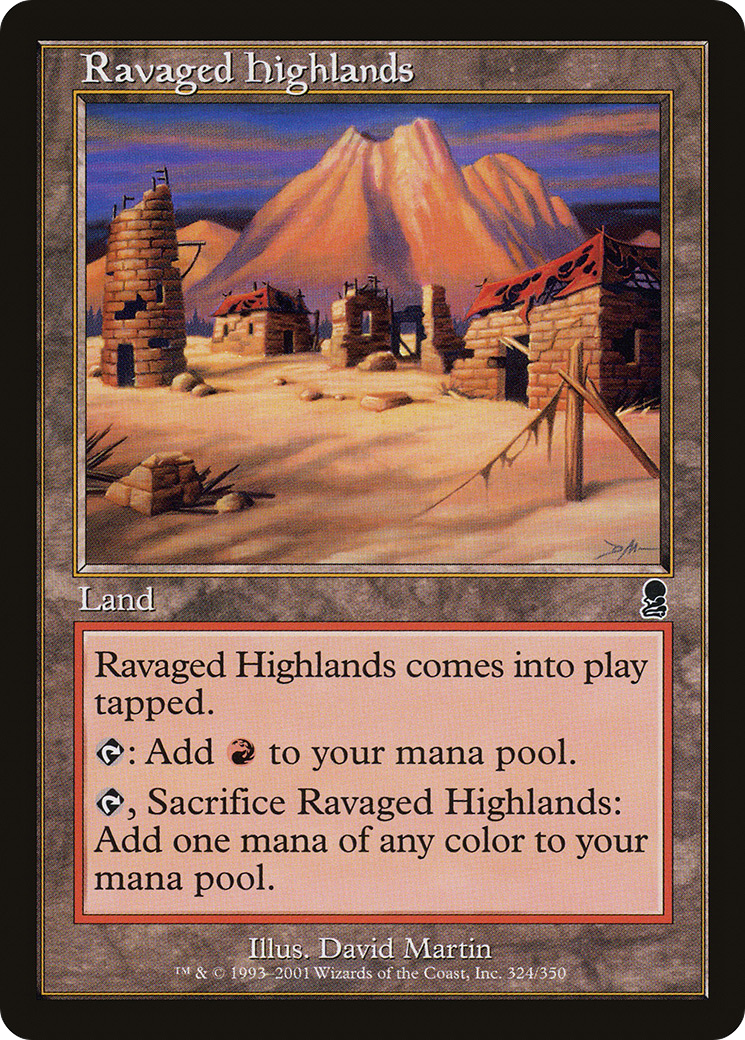 Ravaged Highlands (ODY-324) [Odyssey] Foil