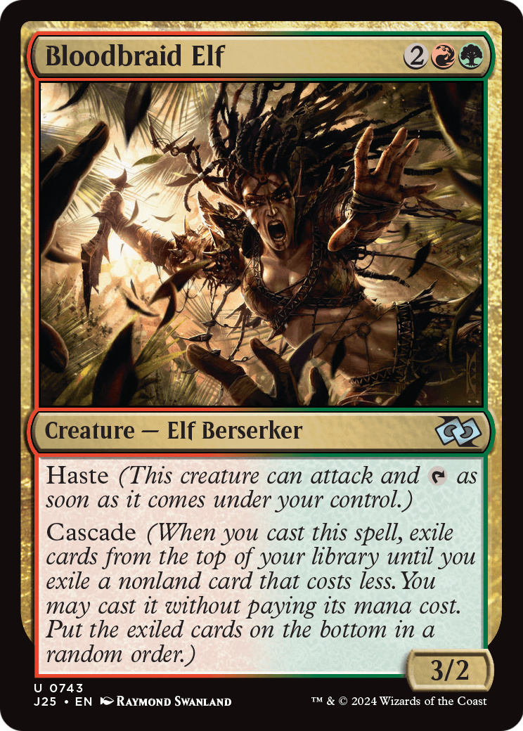 Bloodbraid Elf (J25-743) [Foundations Jumpstart]