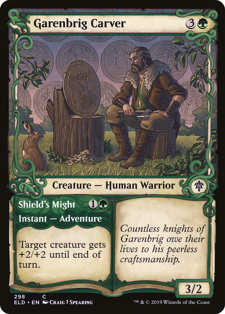 Garenbrig Carver (Showcase) (ELD-298) [Throne of Eldraine] Foil