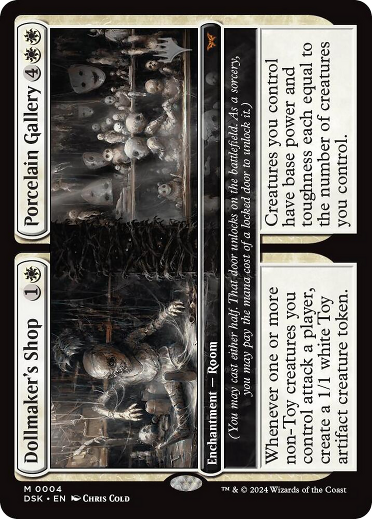 Dollmaker's Shop // Porcelain Gallery (PPDSK-004) [Promo Pack: Duskmourn: House of Horror Promos] Foil