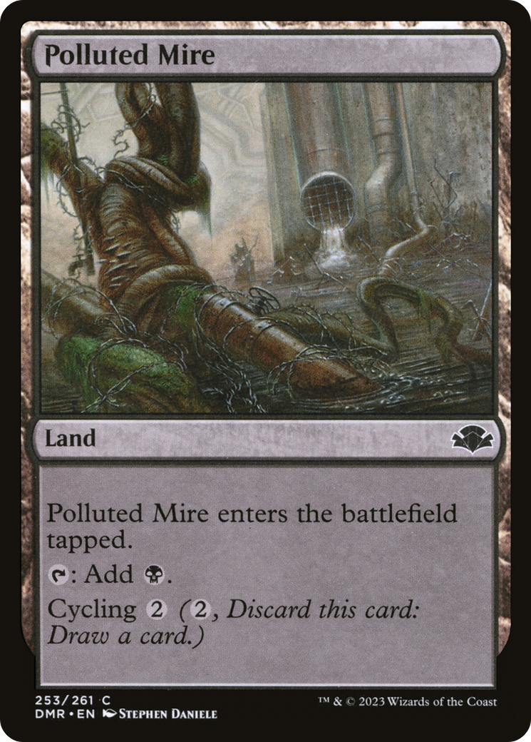 Polluted Mire (DMR-253) [Dominaria Remastered] Foil