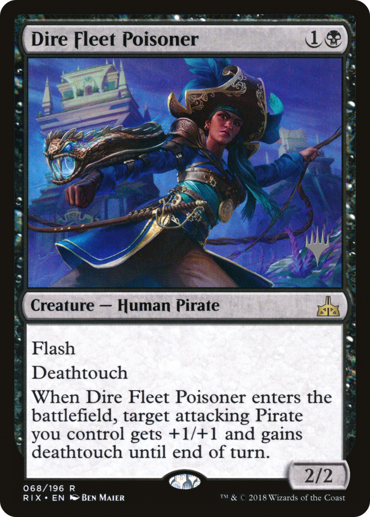 Dire Fleet Poisoner (PPM20-068) [Promo Pack: Rivals of Ixalan Promos]