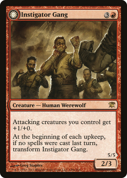 Instigator Gang (ISD-149) [Innistrad] Foil