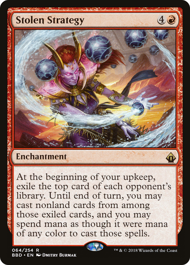 Stolen Strategy (BBD-064) [Battlebond] Foil